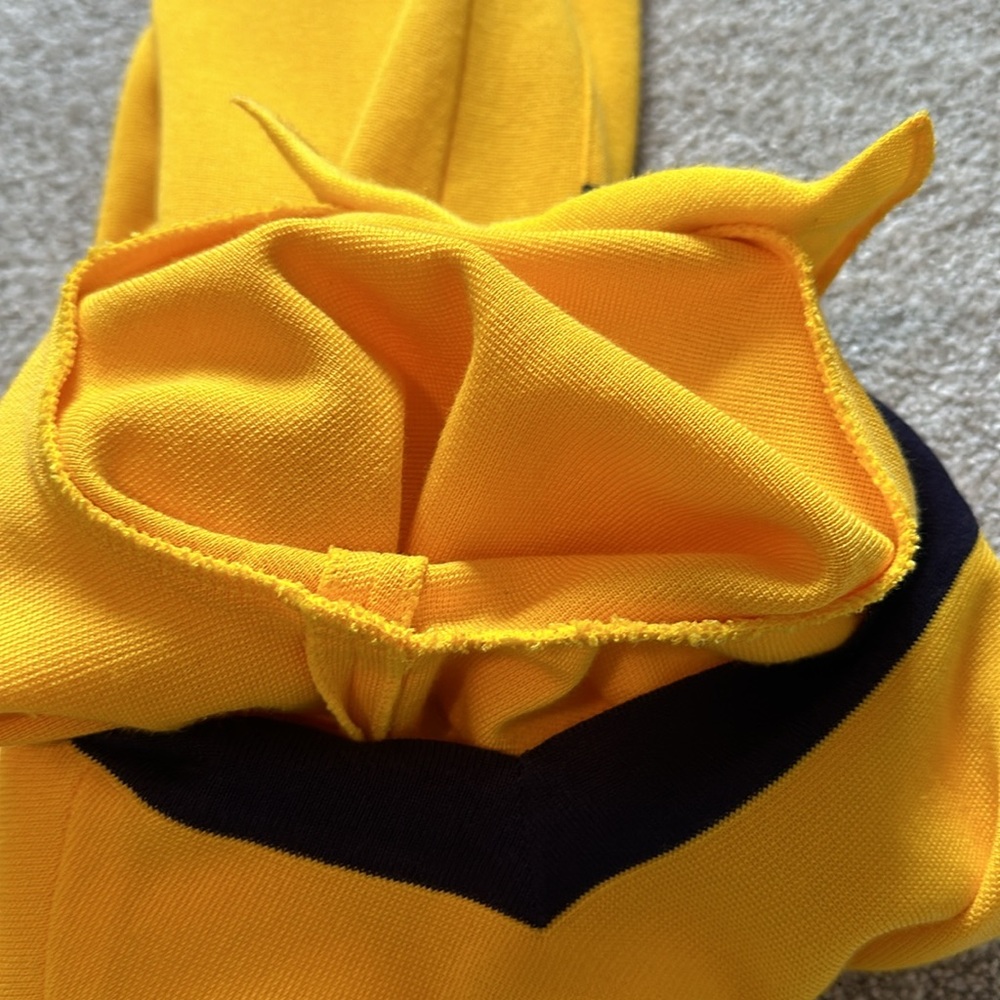 Yves Saint Laurent Yellow and Black Midi Dress - Picture 9 of 16